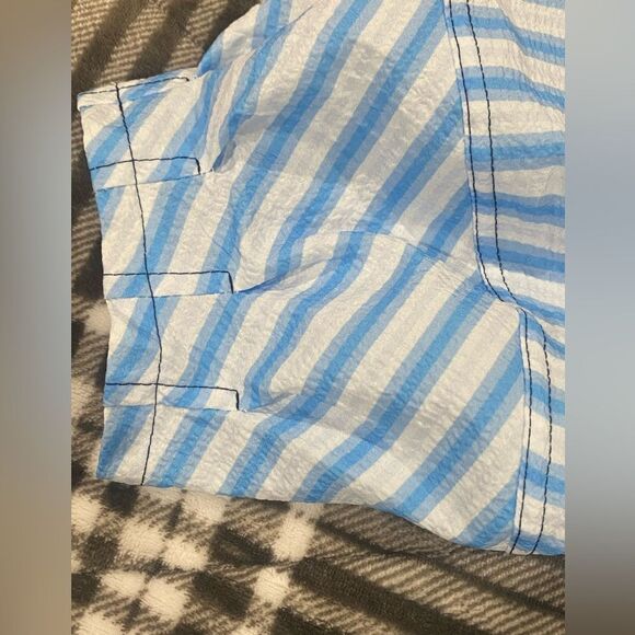 Womens Casual Striped Romper Dress - Picture 10 of 12